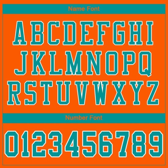 Maillot de football authentique orange Aqua-White en maille personnalisée Maillot de football authentique orange Aqua-White en maille personnalisée