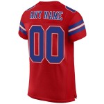 Maillot de football authentique Royal-White Mesh personnalisé rouge Maillot de football authentique Royal-White Mesh personnalisé rouge