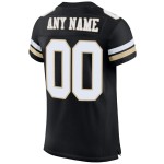 Maillot de football personnalisé authentique blanc-Vegas en maille noire et dorée Maillot de football personnalisé authentique blanc-Vegas en maille noire et dorée