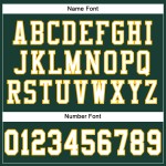 Maillot de football authentique en maille personnalisée vert blanc-or Maillot de football authentique en maille personnalisée vert blanc-or