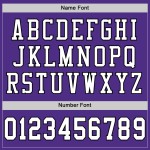 Maillot de football personnalisé authentique en maille blanc-noir violet Maillot de football personnalisé authentique en maille blanc-noir violet