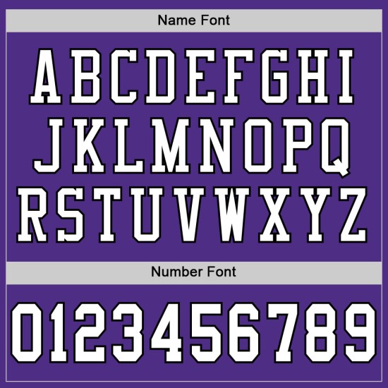 Maillot de football personnalisé authentique en maille blanc-noir violet Maillot de football personnalisé authentique en maille blanc-noir violet