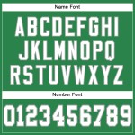 Maillot de football personnalisé en maille vert authentique, blanc et gris
