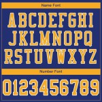 Maillot de football authentique en maille or-blanc Royal Custom Maillot de football authentique en maille or-blanc Royal Custom